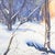 Illustration Winter Forest - Tomoko Parry, C. 1990s For Sale - Image 3 of 10