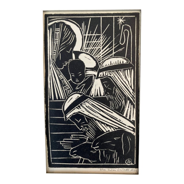 Allan Rohan Crite Adoration of the Shepherd For Sale