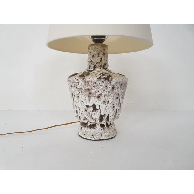 1960s Ceramic Table Lamp Attributed to West Germany, 1960s For Sale - Image 5 of 12