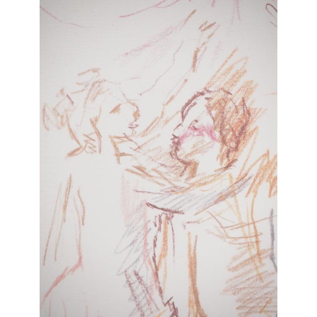 Modern Oskar Kokoschka, Couple Celebrating Edgar's Birthday, Lithograph For Sale - Image 3 of 6