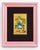 Vintage Italian Peyo Smurfette 23k Gold Leaf Miniatures, Set of 10** a Wonderfully Playful and Unusual Set of 10 Vintage Framed Smurfette Artworks For Sale - Image 4 of 4