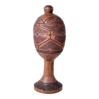 Early 20th Century Kuba Cup with Locking Lid For Sale
