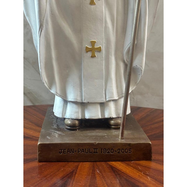 Christian Maas, Pope John Paul II, 2005, Bronze For Sale - Image 6 of 14