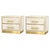 Italian Ivory Murano Glass Bedside Cabinets on Brass Plinth from Justfurnituress SRL, Set of 2 For Sale - Image 9 of 9