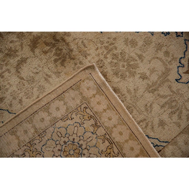 Old New House Vintage Distressed Tabriz Carpet - 7'1" x 10'10" For Sale - Image 4 of 12