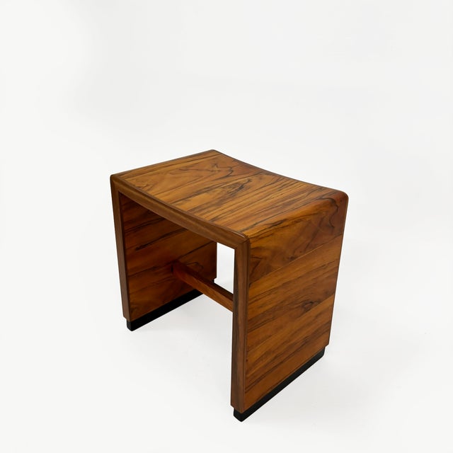 Italian Italian Stool in the Style of Gio Ponti, 1940s For Sale - Image 3 of 4