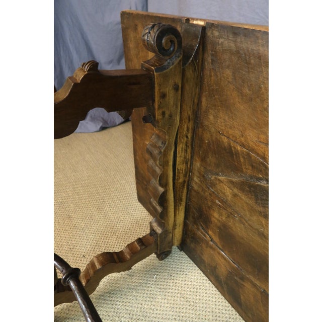 Spanish Dining Table in Walnut For Sale - Image 9 of 11