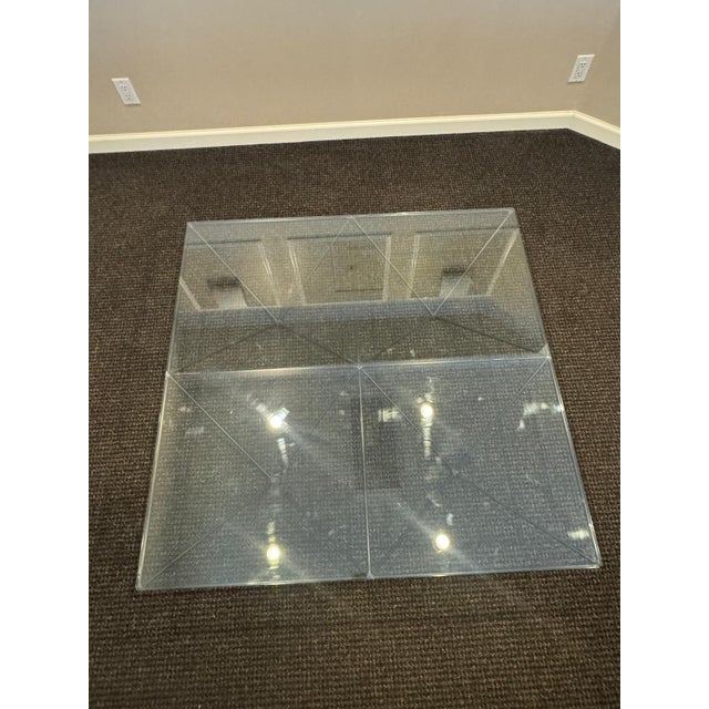 1980s Alanda Coffee Table Attributed to Paolo Piva for B&b Italia – Black Steel & Glass This vintage Alanda coffee table...