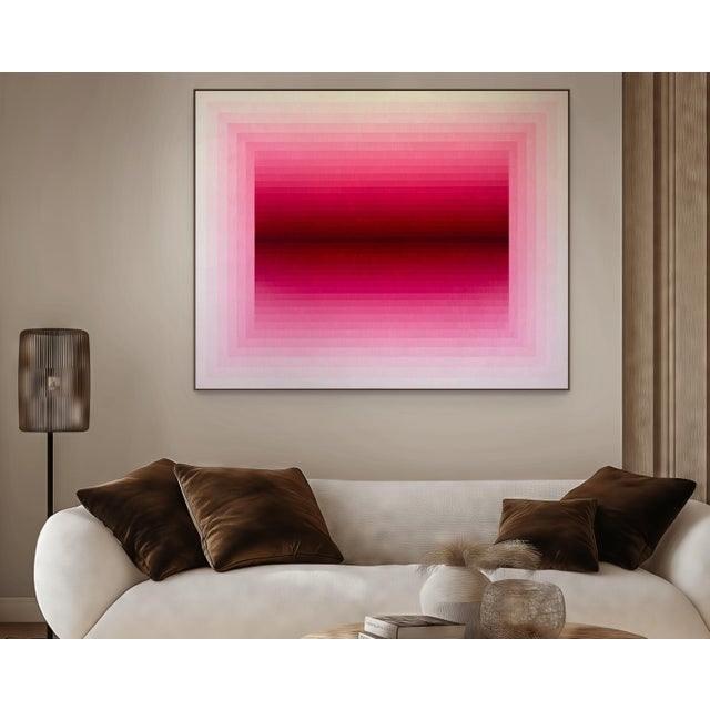 This work will be shipped rolled. Andy Harwood (b. 1983) is a prominent Australian abstract artist whose work explores the...