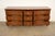 1980s Baker Furniture French Provincial Louis XV Carved Oak Triple Dresser or Credenza For Sale - Image 5 of 18