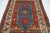 Red Antique Kazak Rug 4'1'' x 5'8'' For Sale - Image 8 of 9