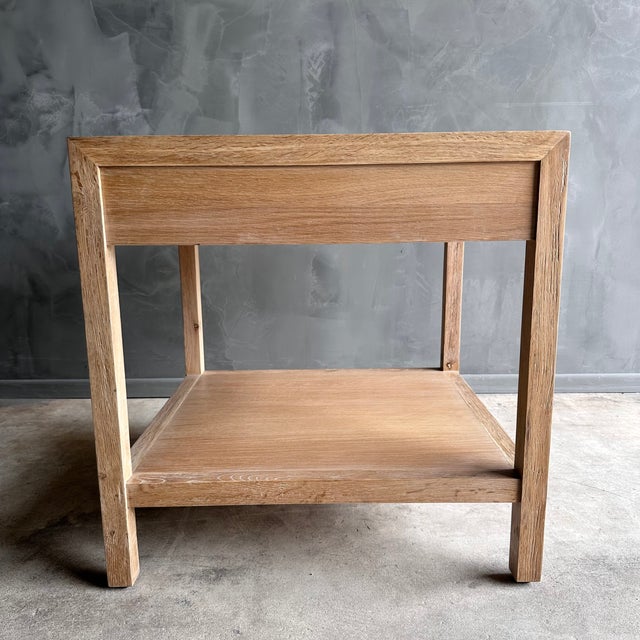 Harper White Oak Nightstands With Single Drawer and Shelf in a Natural Finish For Sale - Image 10 of 10