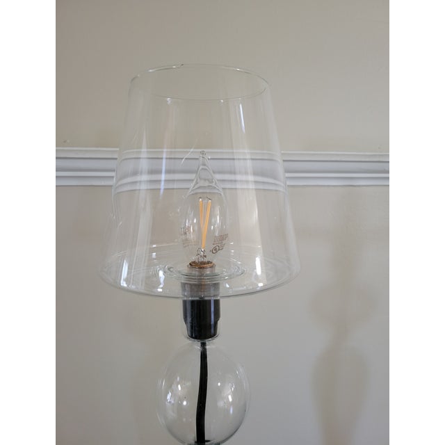 Les Héritiers Hand-Blown Glass Lamps - a Pair For Sale - Image 9 of 11