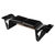Art Deco "Monachella" Bench, Stainless Steel, Bronze, Panda Marble, Handmade For Sale - Image 3 of 6