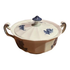 Vintage Royal Copenhagen Blue Flower Angular 8563 Sugar Bowl