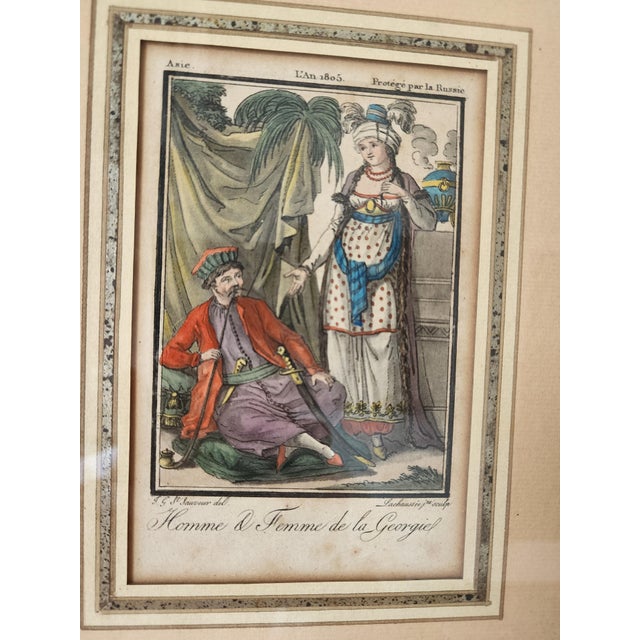 Set of 4 Antique Jacques Grasset De Saint-Sauveur Hand Colored French Engravings For Sale - Image 4 of 18