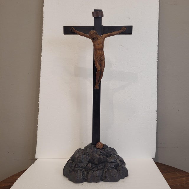 Christ Crucified Following Guglielmo Della Porta, 1800s, Wood For Sale - Image 4 of 18