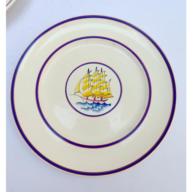 Vintage Ceramic Plates by Gio Ponti for Richard Ginori, 1940s, Set of 2 For Sale - Image 3 of 10