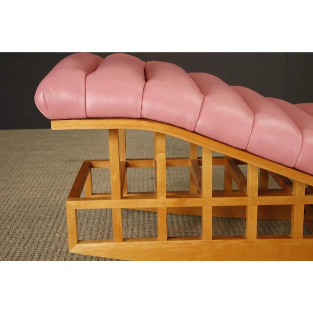 Richard Meier for Knoll International Architectural Rocking Chaise, 1982, Signed For Sale - Image 10 of 18