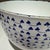 Mid-Century Modern Arabia Finland Finel Enamel Bowl Blue Clover Siniapila Kaj Franck For Sale - Image 3 of 7