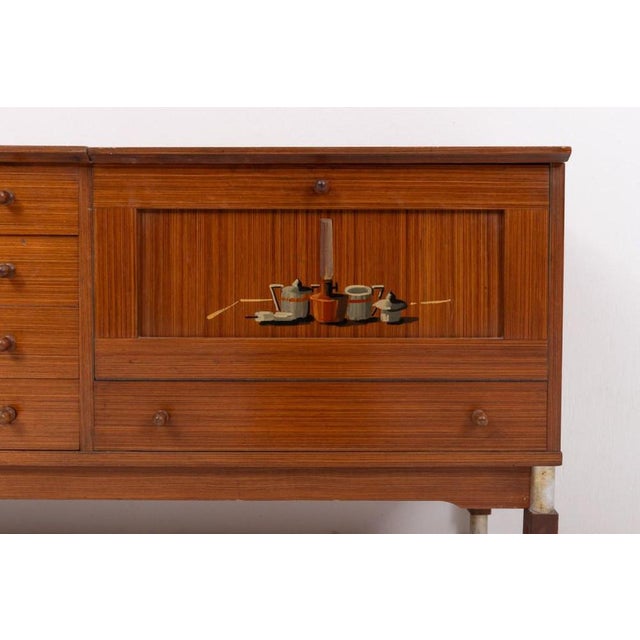 Mid-Century Modern Sideboard, Italy, 1950s For Sale - Image 10 of 13