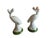 Vintage Hollóházi Porcelain Stork Figurines, Hungary, 1970s – A Pair - Palm Beach Style Birds For Sale - Image 10 of 12