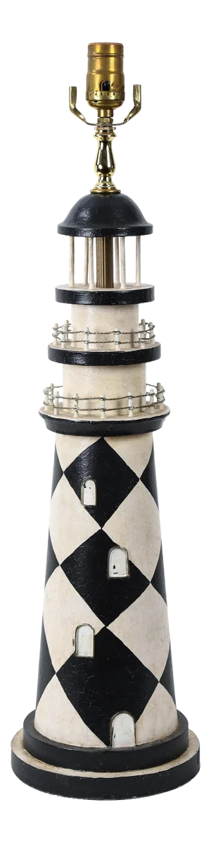 Vintage Handmade Nautical Lighthouse Table Lamp
