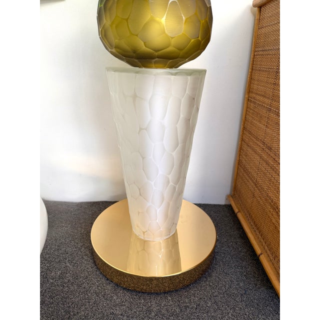 Large Contemporary Totem Murano Glass Floor Lamp by Studio Ad, Italy For Sale - Image 11 of 14