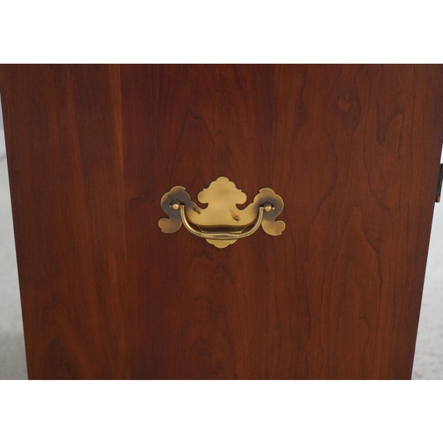 Henkel Harris Cherry Flip Top Bar Cabinet For Sale - Image 13 of 18