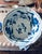 1970s Vintage Japanese Blue & White Floral Bowl – Fuku Mark For Sale - Image 5 of 8