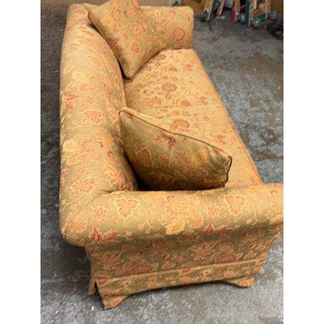 Bespoke Traditional Camelback Floral Upholstered Loveseat For Sale In San Francisco - Image 6 of 12