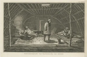 Interior of Winter House, 1803, Paper