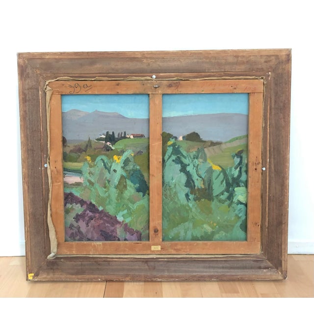 Paul Mathey, Geneva Countryside, 1925, Oil on Canvas, Framed For Sale - Image 10 of 13