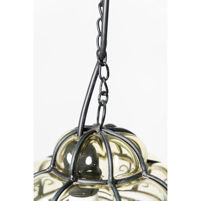 Murano Blown Glass Pendant, 1960s For Sale - Image 4 of 8