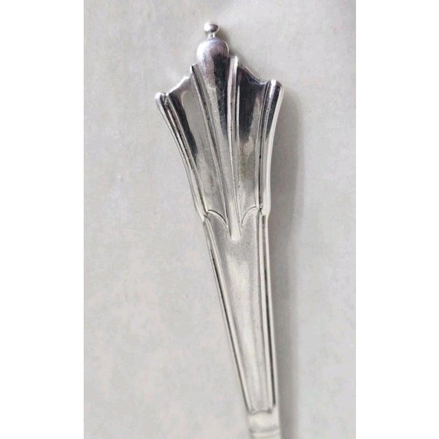 Antique Edwardian Sterling Silver Preserve Spoon, Sheffield, 1902 For Sale - Image 9 of 15