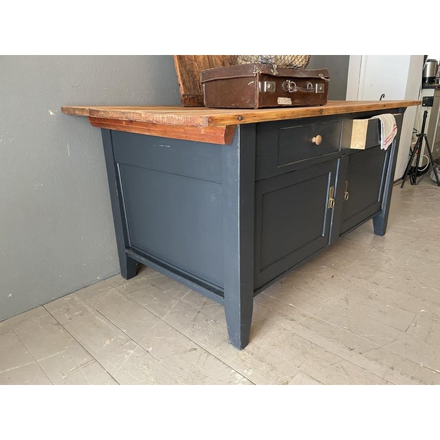 Large Brown and Grey Chest of Drawers For Sale - Image 13 of 16