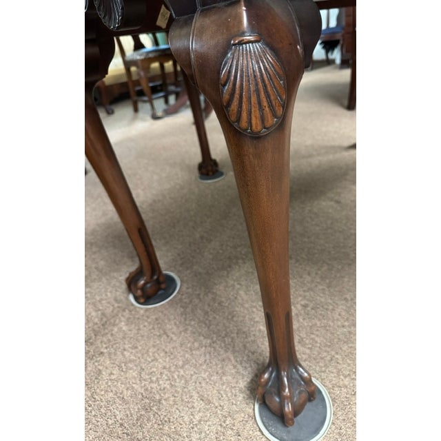 Brown Kittinger for Colonial Williamsburg Mahogany Chippendale Style Large Gateleg Dining Table For Sale - Image 8 of 9