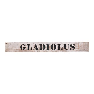 Gladiolus Farm Stand Sign For Sale