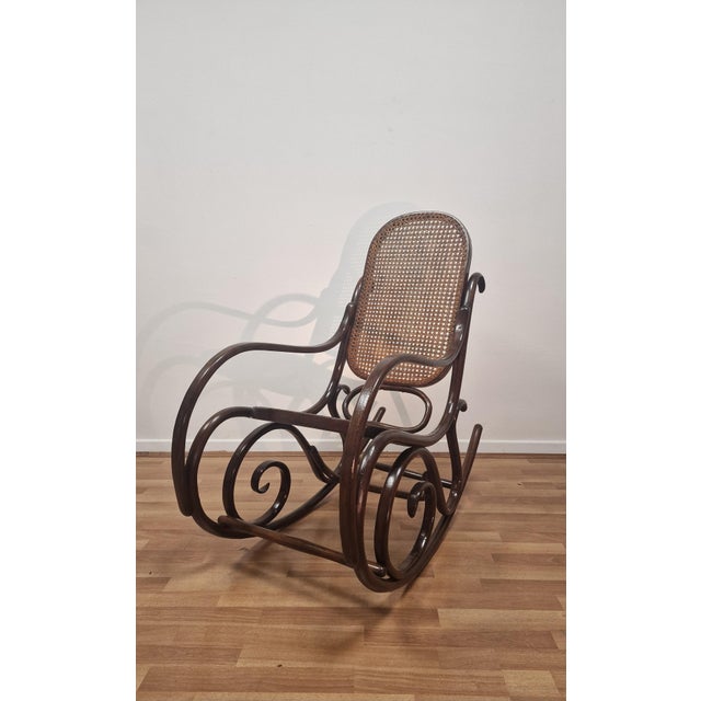 Antique Bentwood Rocking Chair, 1890s For Sale - Image 5 of 15