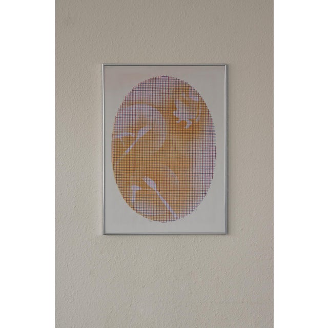 Pop Art 1960s Vintage Lithograph, 24 of 27, Framed For Sale - Image 3 of 4