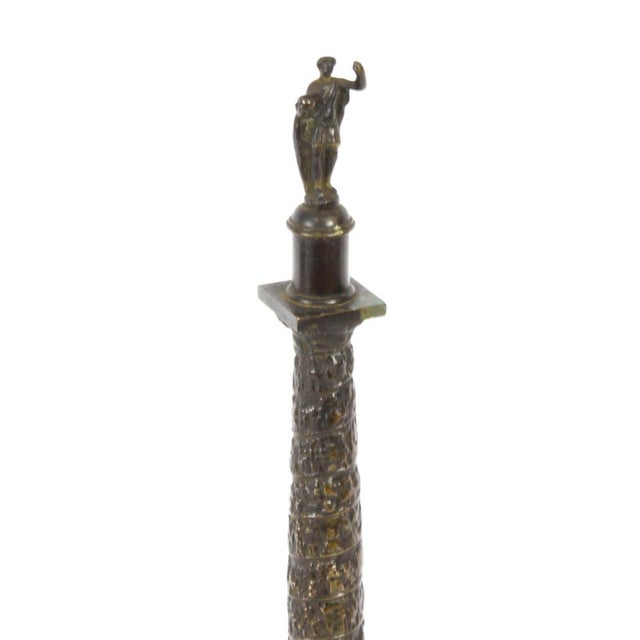 Grand Tour Patinated Bronze Model of Trajan's Column, Early 19th Century For Sale - Image 3 of 16