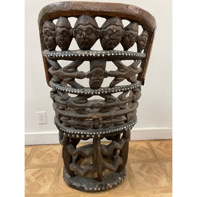 Late 18th Century Vintage Yoruba Throne Chair Chairish