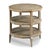 Transitional Wye Tier Table in Khaki For Sale - Image 3 of 3