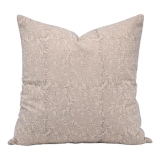 Fabdivine Indian Block Print Cushion Cover 14x14 Inch Duck Canvas-Vishv Jaal For Sale