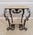 Marble Top Iron & Bronze Base French Console Table For Sale - Image 11 of 17