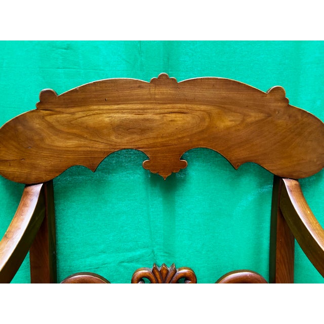 Early 19th Century Pair of Biedermeier Armchairs For Sale - Image 4 of 12