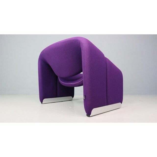 Purple F598 Groovy Armchair attributed to Pierre Paulin for Artifort, 1990s For Sale - Image 8 of 18