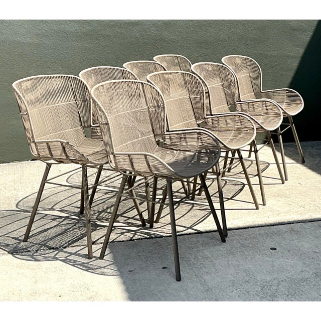 Vintage Originals Rose Dining Chairs - Set of 8 For Sale - Image 9 of 12