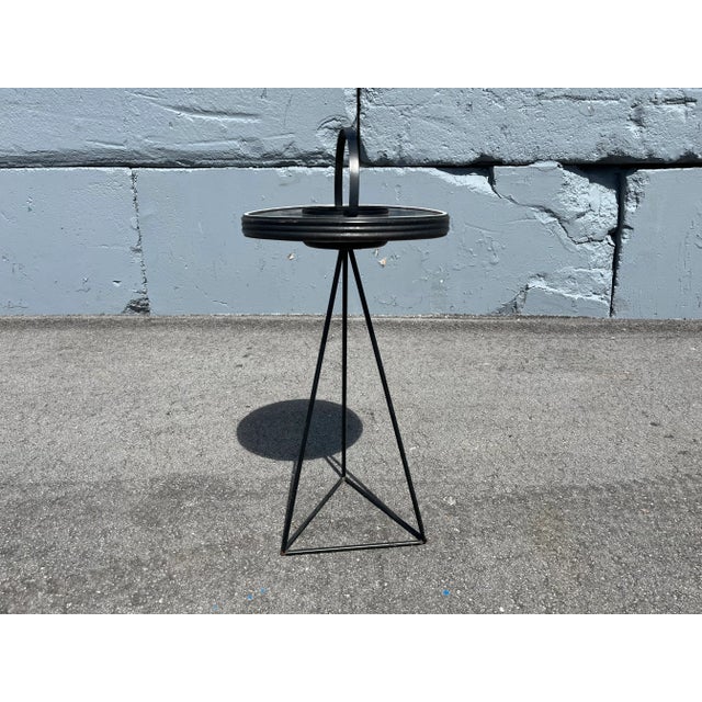 1940s Standing Ashtray, Black For Sale - Image 9 of 10