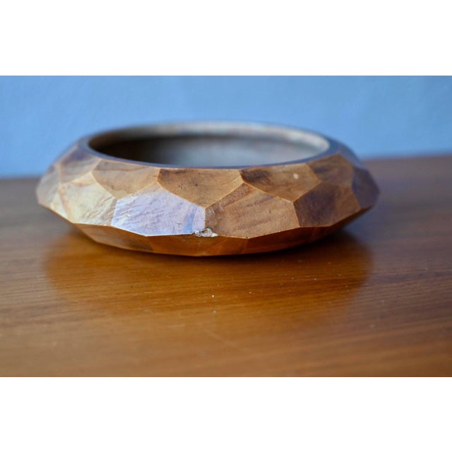 Wood Mid-20th Century Carved Wooden Lidded Box, 1960s For Sale - Image 7 of 10